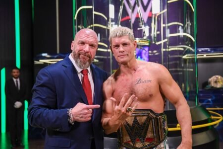 Triple H has backstage conversation with Cody Rhodes ahead of WWE SmackDown
