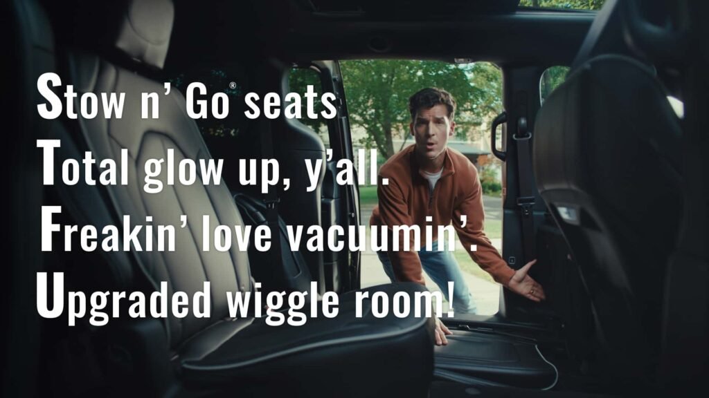Chrysler Pacifica “Acronyms” Campaign Uses NSFW Slang