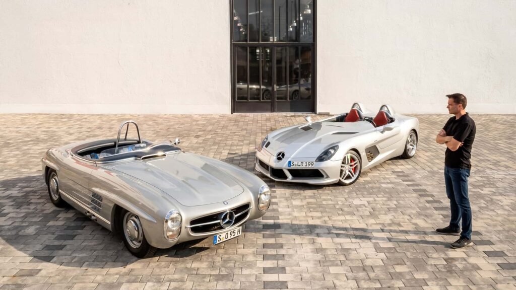 300 SLS Vs. SLR Stirling Moss