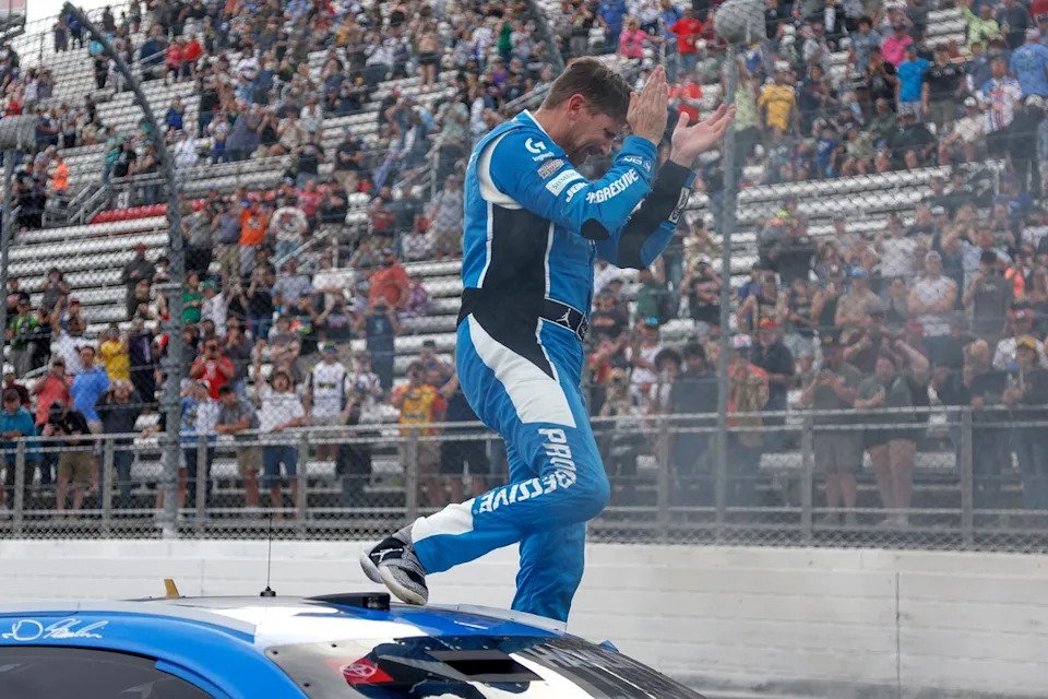 Denny Hamlin, Joe Gibbs Racing Toyota<span class="copyright">Logan Riely / Getty Images</span>