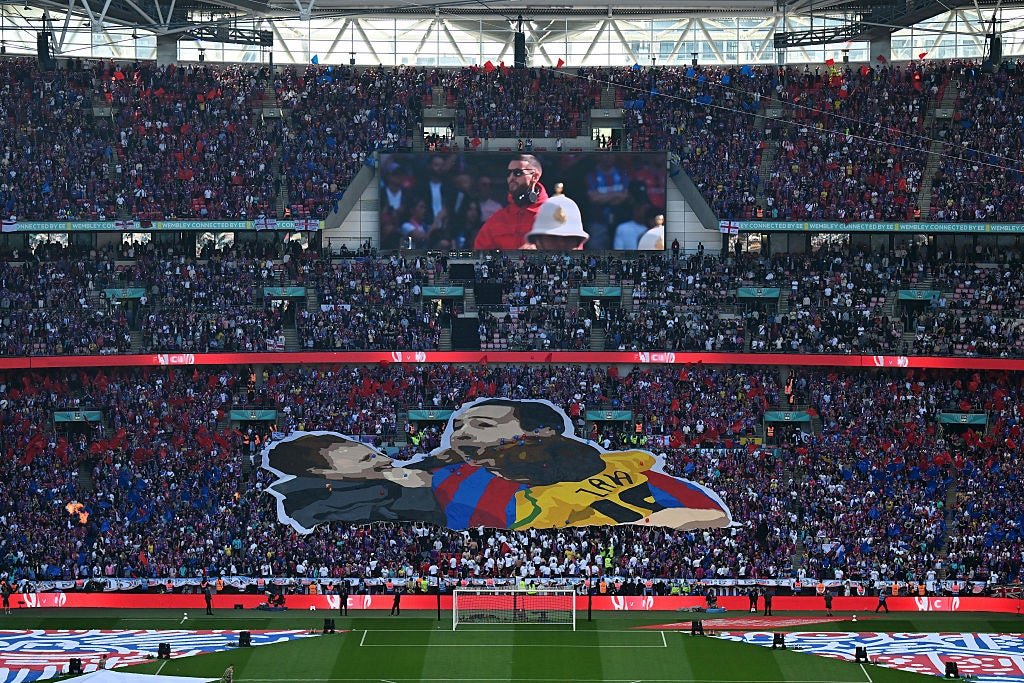 Holmesdale Fanatics worked tirelessly to produce a stunning display ahead of the FA Cup final