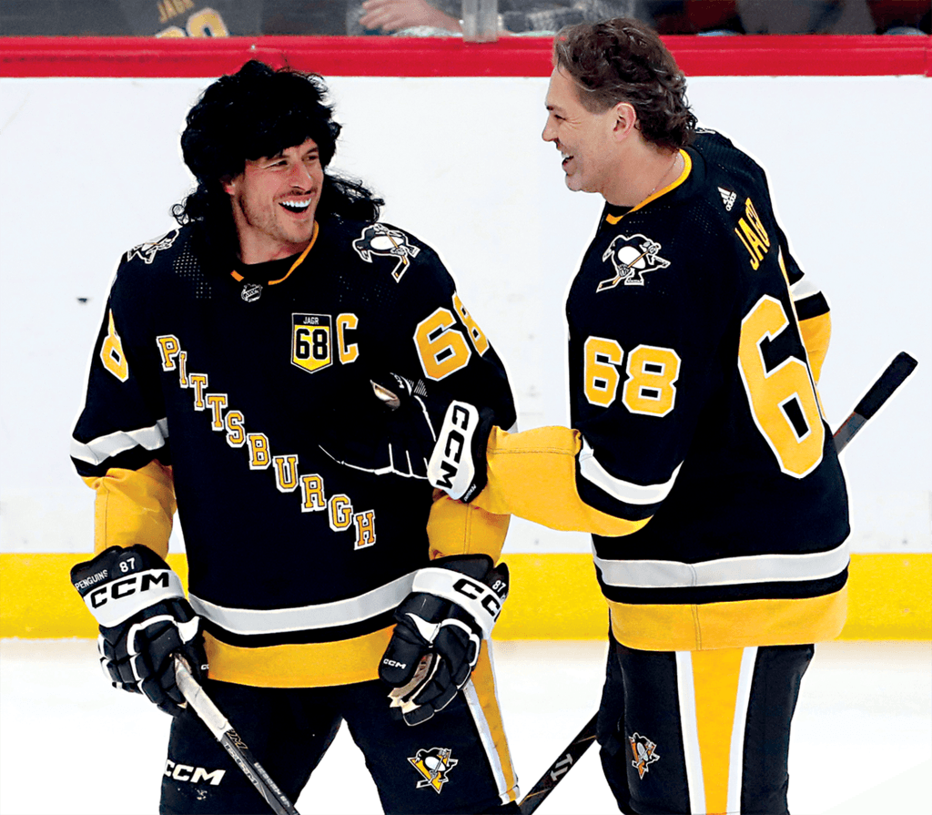 Sidney Crosby and Jaromir Jagr (Charles LeClaire-USA Today Sports)