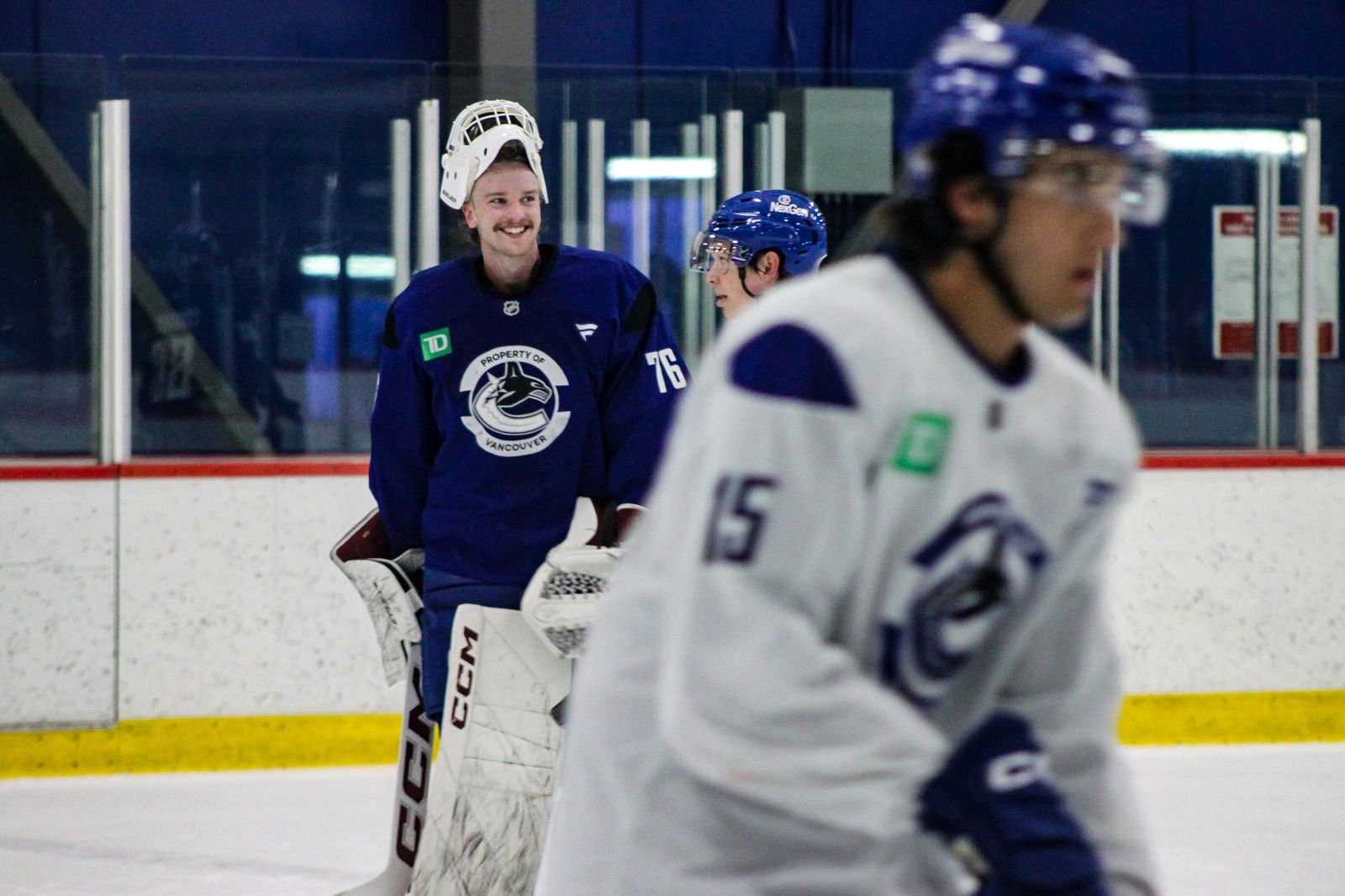 Matthew Hutchison at Vancouver Canucks Development Camp (Photo Credit: Kaja Antic/THN) 
