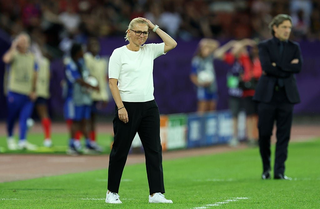 Wiegman said England created their ‘own problems’