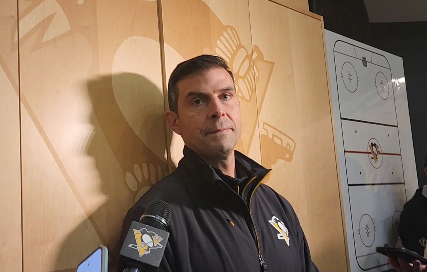 Penguins' Director of Player Development Tom Kostopoulos. (Kelsey Surmacz - The Hockey News)