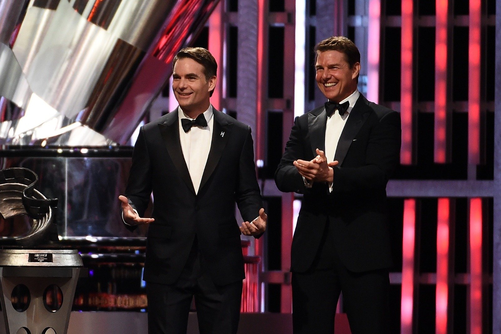Tom Cruise and Jeff Gordon, 2015 NASCAR awards banquet
