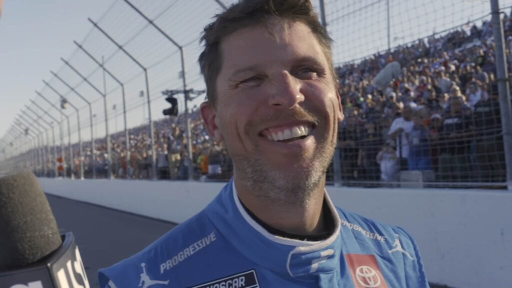 Denny Hamlin wins from pole at WWTR Gateway by seizing command late in race