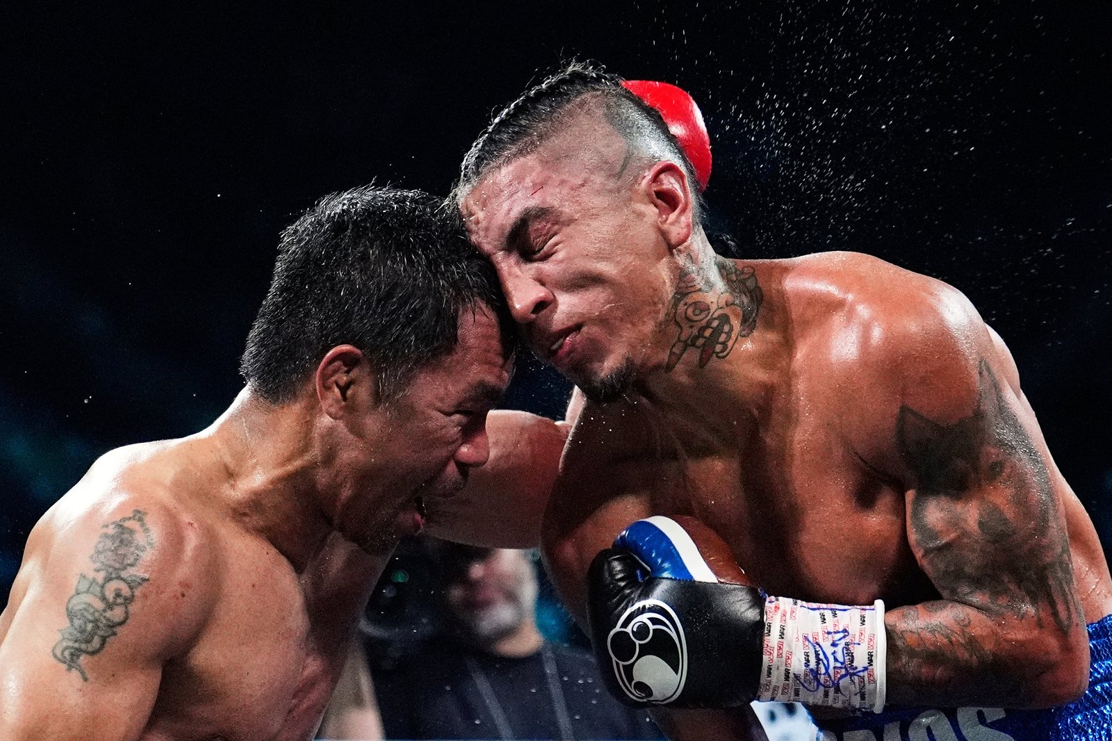 Pacquaio during his draw with Mario Barrios