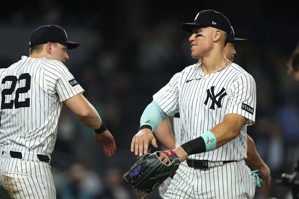 MLB playoff races: Top storylines as Yankees pull even with Jays atop AL East, Guardians look to finish Tigers