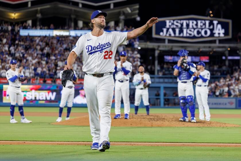 Clayton Kershaw delivers another special L.A. moment as Dodgers clinch playoff berth