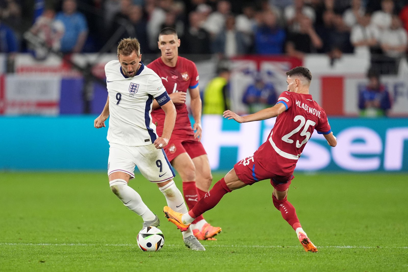 England and Serbia go head to head in Belgrade