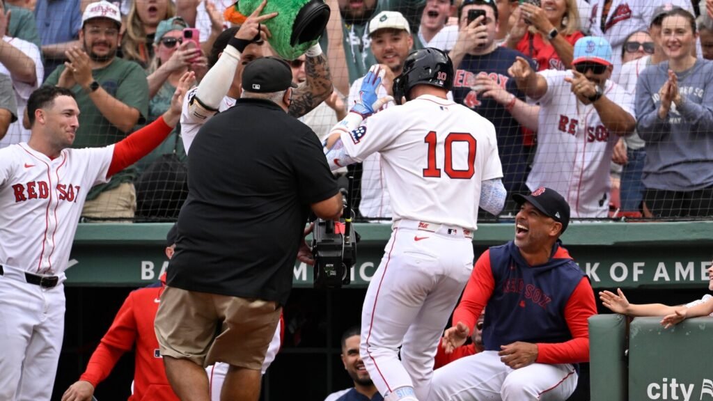 Trevor Story gets strange home run at Fenway Park, as ball hits RF’s glove, ticks off Pesky Pole