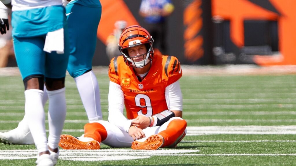 Sunday Aftermath: Joe Burrow’s injury, J.J. McCarthy’s struggles, Quinshon Judkins’ debut and more