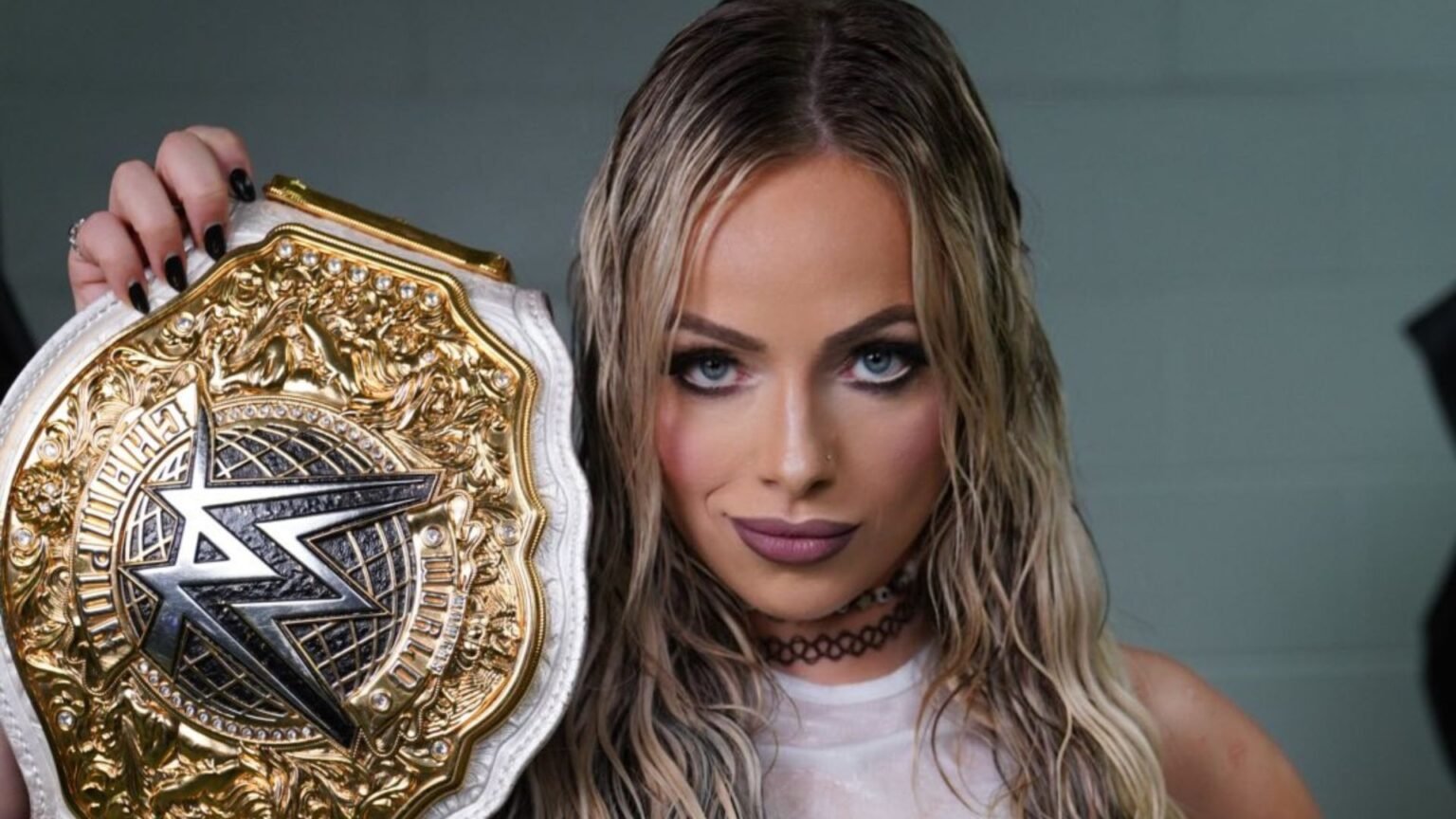 Liv Morgan receives an “I love you” message from current WWE champion