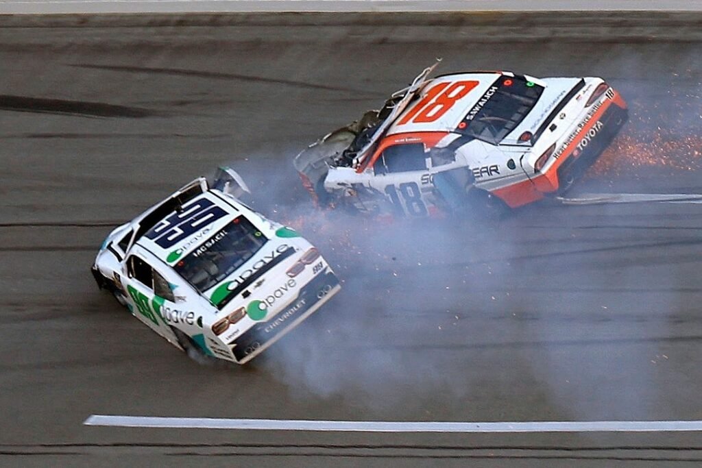 William Sawalich out with concussion-like symptoms after Talladega crash