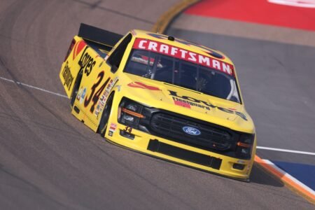 Layne Riggs earns NASCAR Truck finale pole, but won’t start in 1st