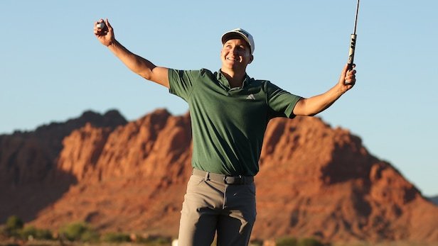 PGA Tour winner reveals the random—and heavy—object in his golf bag that he makes his caddie carry