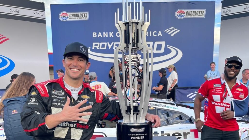 ‘Pretty surreal.’ Covington native gets first NASCAR win in pit crew