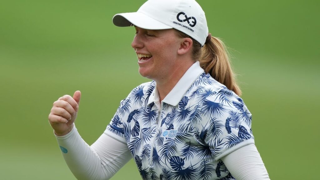 LPGA player, whose partner is due in December, contends in Malaysia