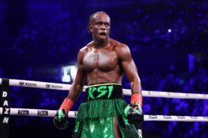 KSI reacts as Andrew Tate ‘replaces’ him as Misfits CEO before boxing debut