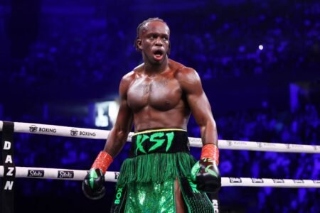 KSI reacts as Andrew Tate ‘replaces’ him as Misfits CEO before boxing debut