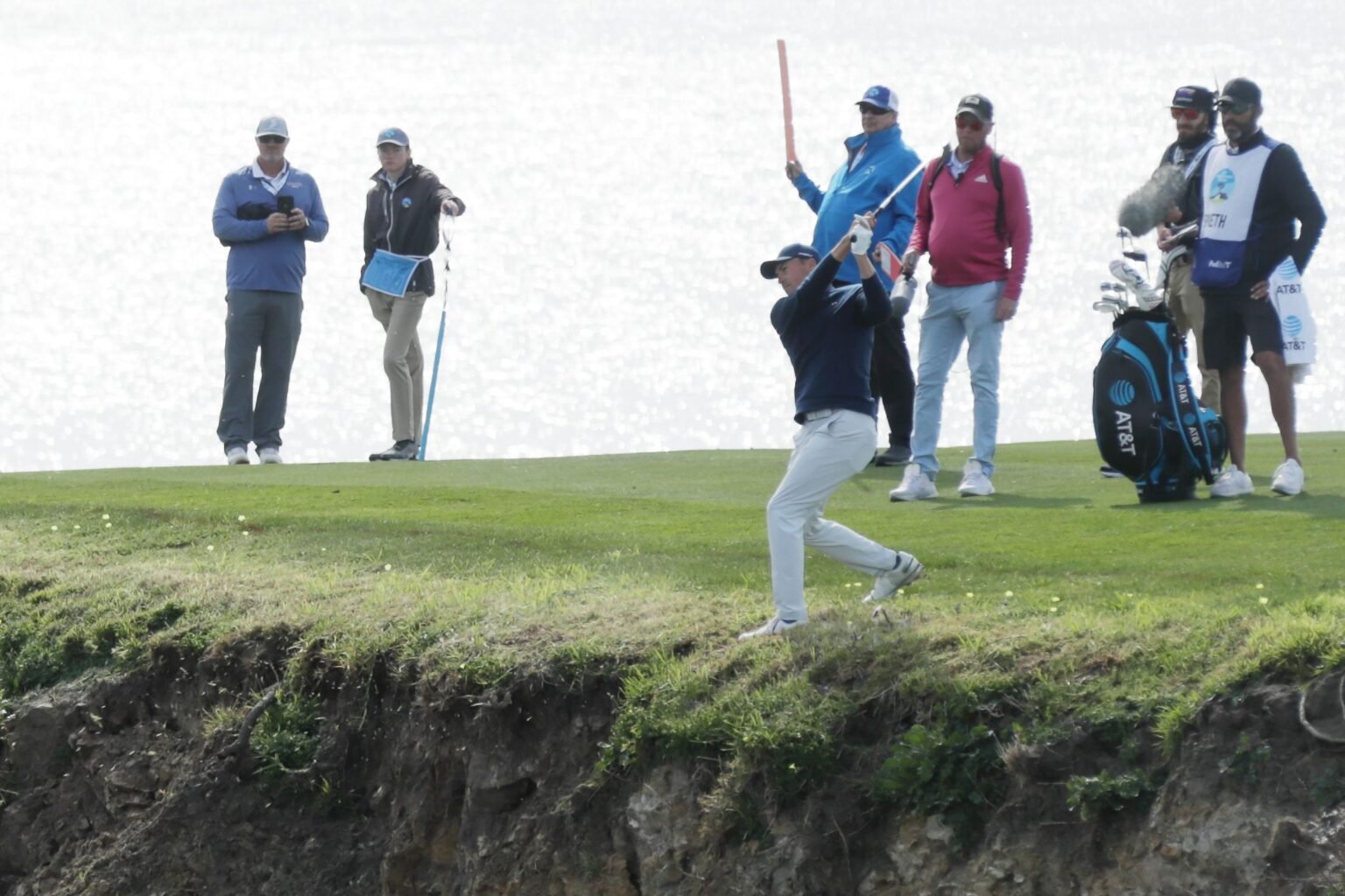 Jordan Spieth’s Cliff Shot at Pebble Beach