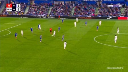 Real Madrid make the breakthrough against Getafe