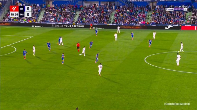 Real Madrid make the breakthrough against Getafe