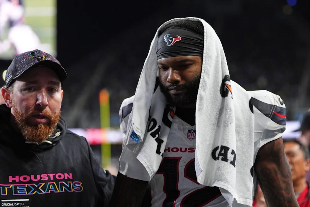 Nico Collins injury update: Texans star wideout sustains concussion in loss to Seahawks