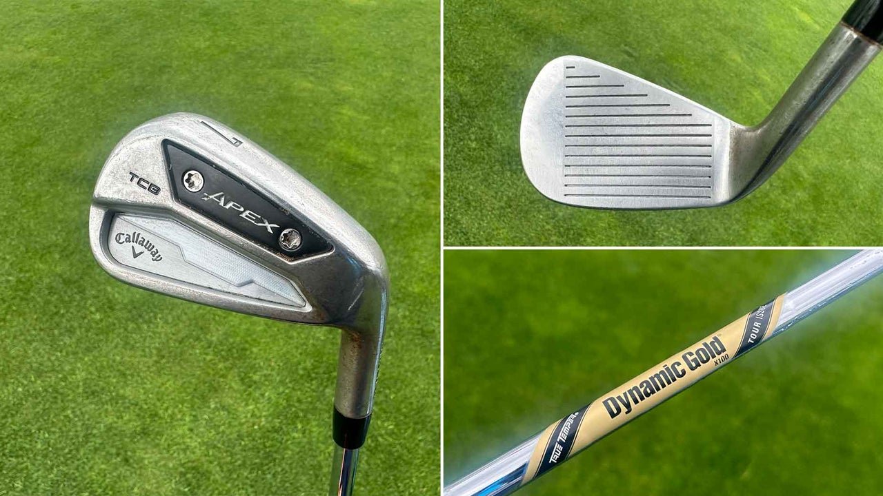 Xander Schauffele Apex TCB irons.