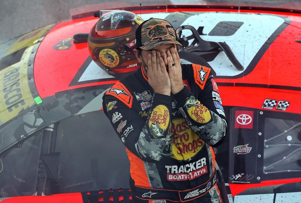 Chase Briscoe wins, Joe Gibbs Racing Toyota