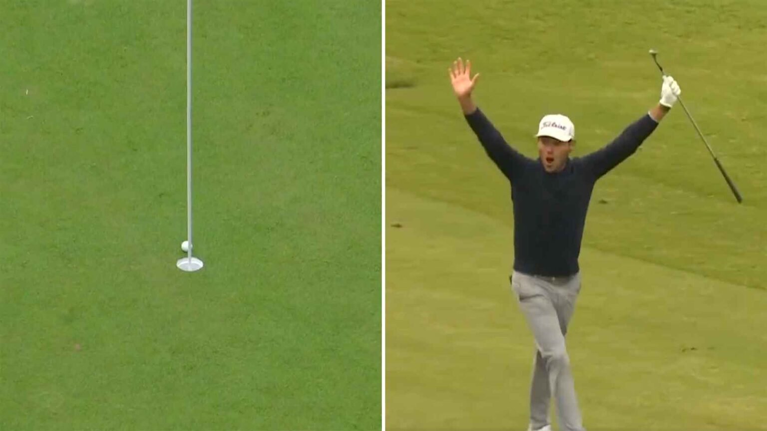 Pro saves job with unlikely walk-off hole-out eagle: ‘Unbelievable’