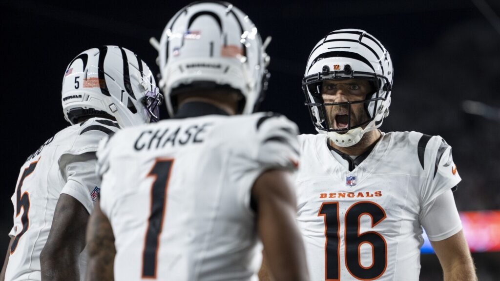 Joe Flacco: Fun to have Ja’Marr Chase and Tee Higgins create problems for the defense