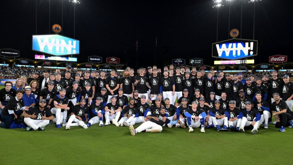 Dodgers advance to NLCS after Kerkering’s costly error in 11th inning beats Phillies