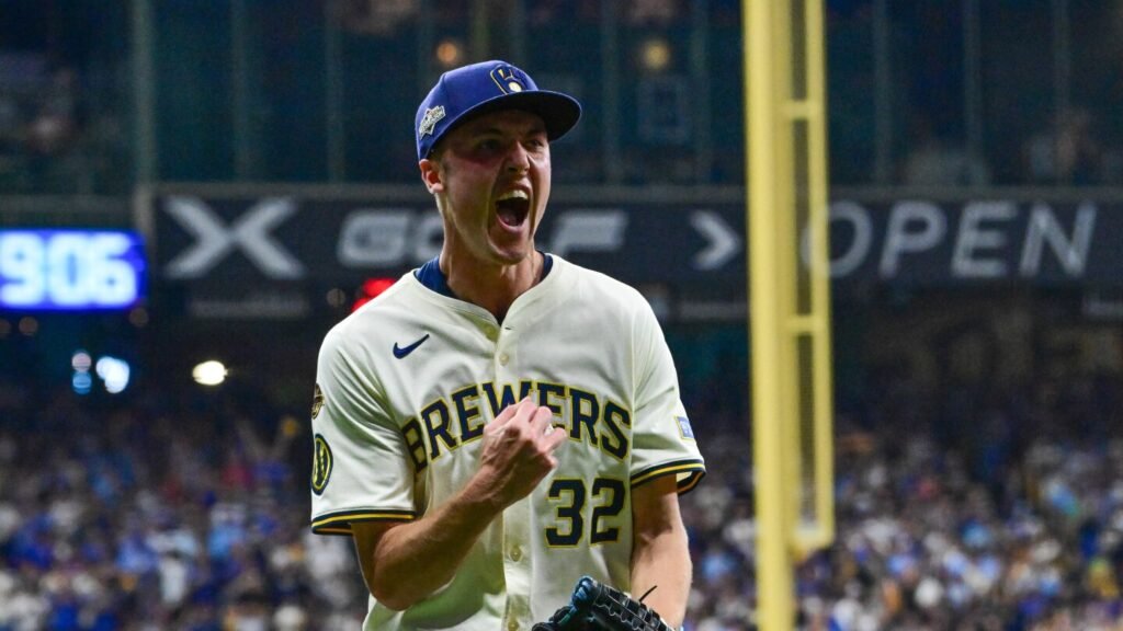 Brewers rookie Jacob Misiorowski hits 104.3 mph while throwing 3 innings of shutout relief