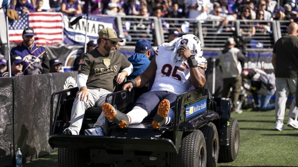 Bears rookie DL Shemar Turner’s season ends with torn ACL