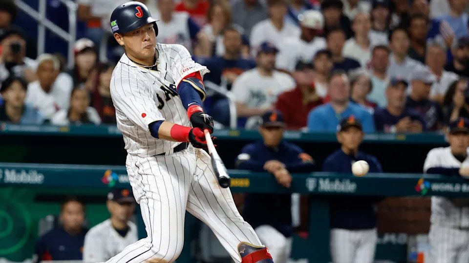 <div class="caption">Kazuma Okamoto. (Rhona Wise-USA TODAY Sports)</div>