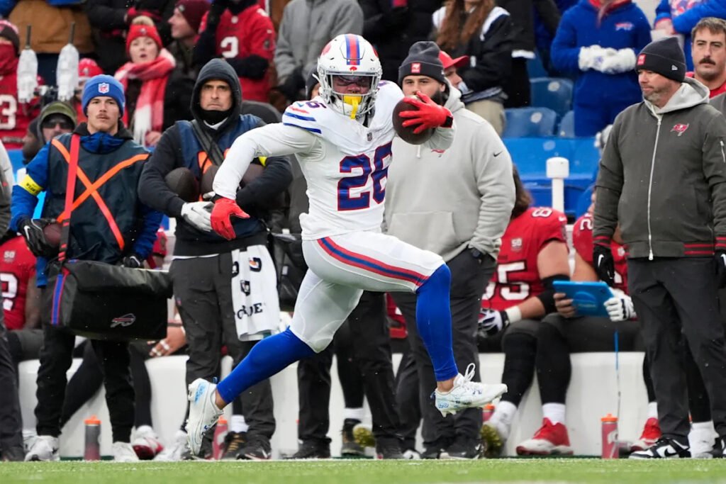 Bills RB Ty Johnson fined $10,777 for pelvic-thrust TD celebration in win over Bucs