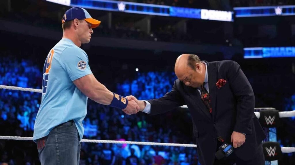 John Cena sends a one-word message to Paul Heyman just days before the Men’s WarGames Match
