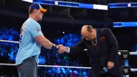 John Cena sends a one-word message to Paul Heyman just days before the Men’s WarGames Match