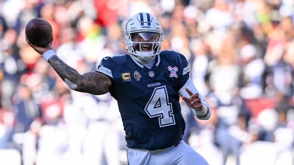 Cowboys lead Commanders 24-10 at halftime