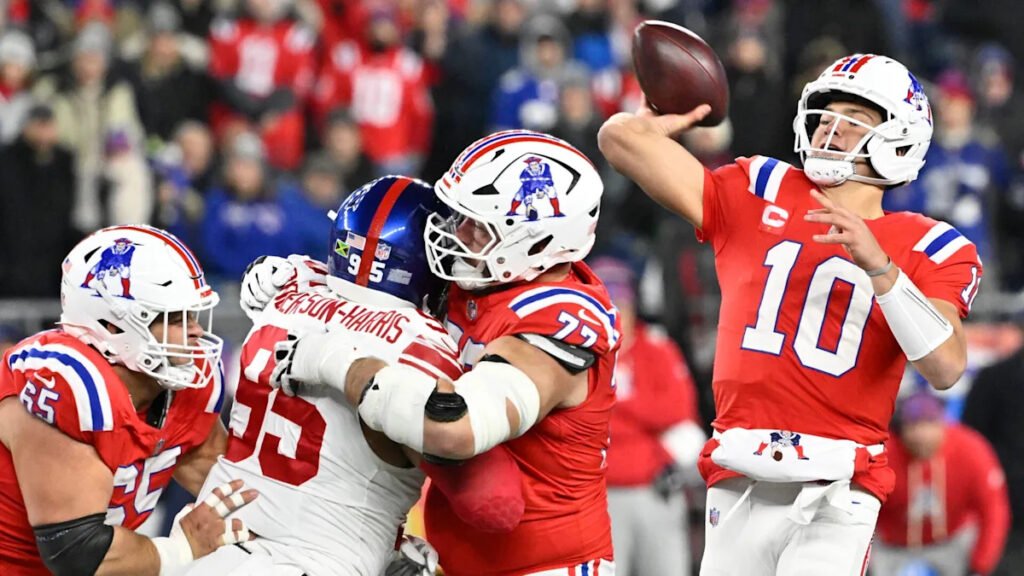 The MVP race is currently down to two players: Drake Maye and Mattew Stafford