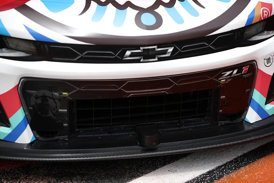 Nose of Ross Chastain's No. 1 Trackhouse Racing Chevrolet