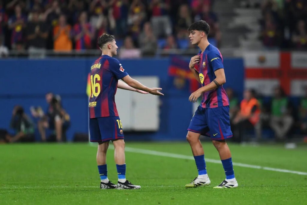 Barcelona youth team star answers Flick’s faith with mature display against Copenhagen