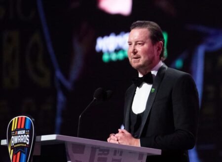 Kurt Busch Struggles to Fight Back Tears as Life Comes Full Circle at Hall of Fame