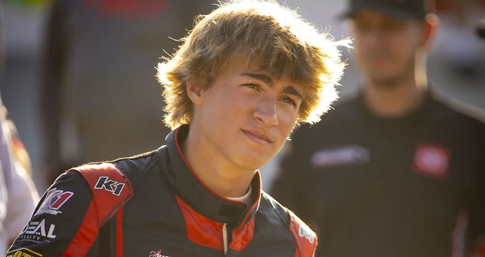 Gavan Boschele, driver of #24 during the Tekton Battle at Berlin 250 at Berlin Raceway in Marne, Michigan on August 7, 2024. (Julia Schachinger/NASCAR)