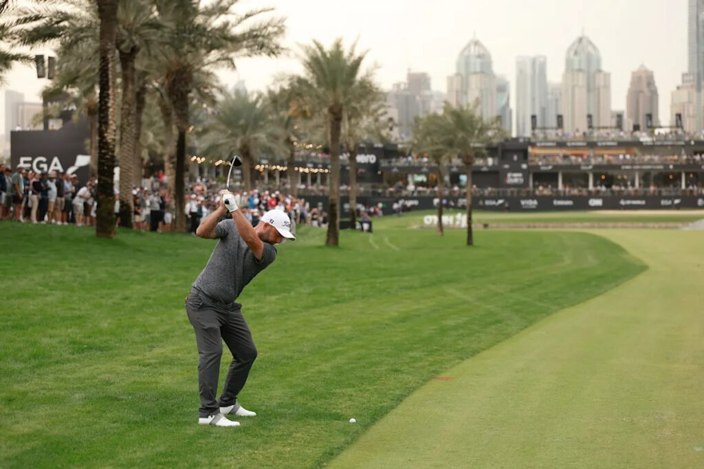 DP World Tour player’s shot left the most striking image in Dubai