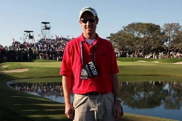 Jared Clemons at the 2008 U.S. Open at Torrey Pines.