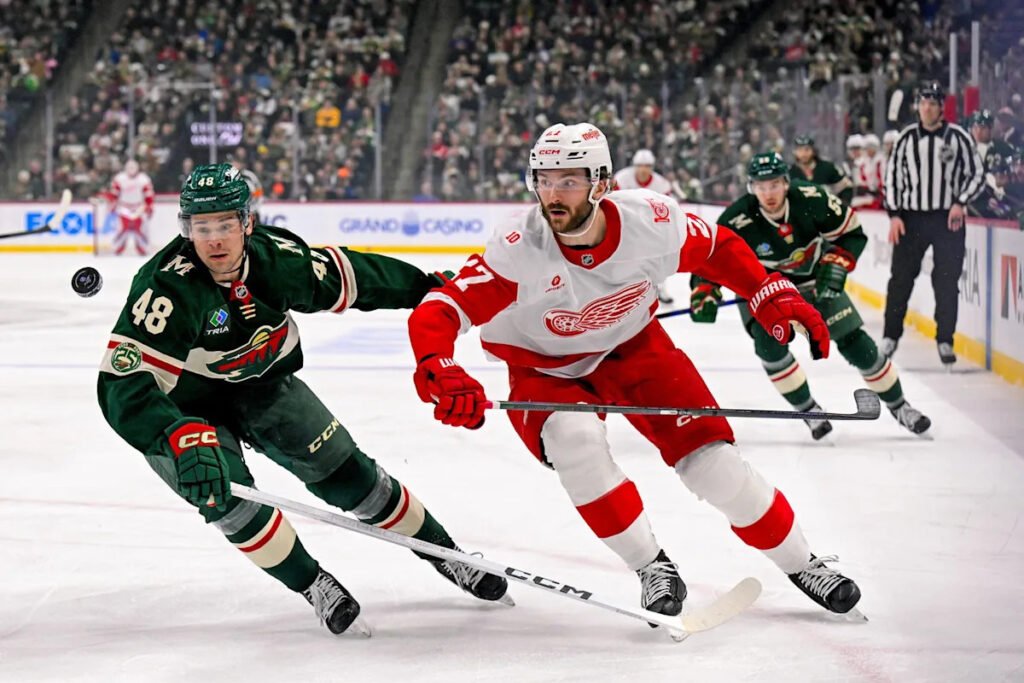 Red Wings Gain Point But Lose Multiple Leads In 4-3 OT Loss To Wild