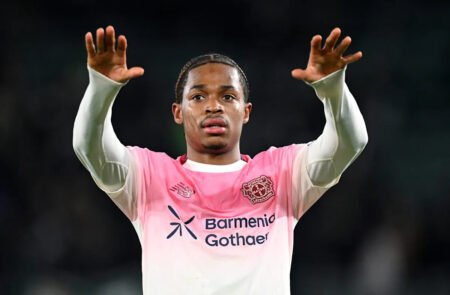 Wolfsburg consider taking Bayer Leverkusen defender Jeanuël Belocian (20) on loan